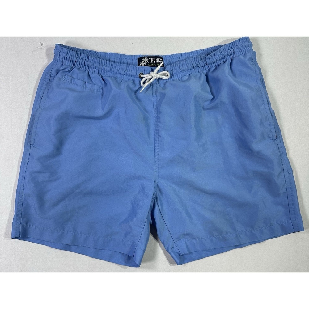 Trunks Surf & Swim Co. Magic‎ Print Swim Trunks Blue Men's Size M